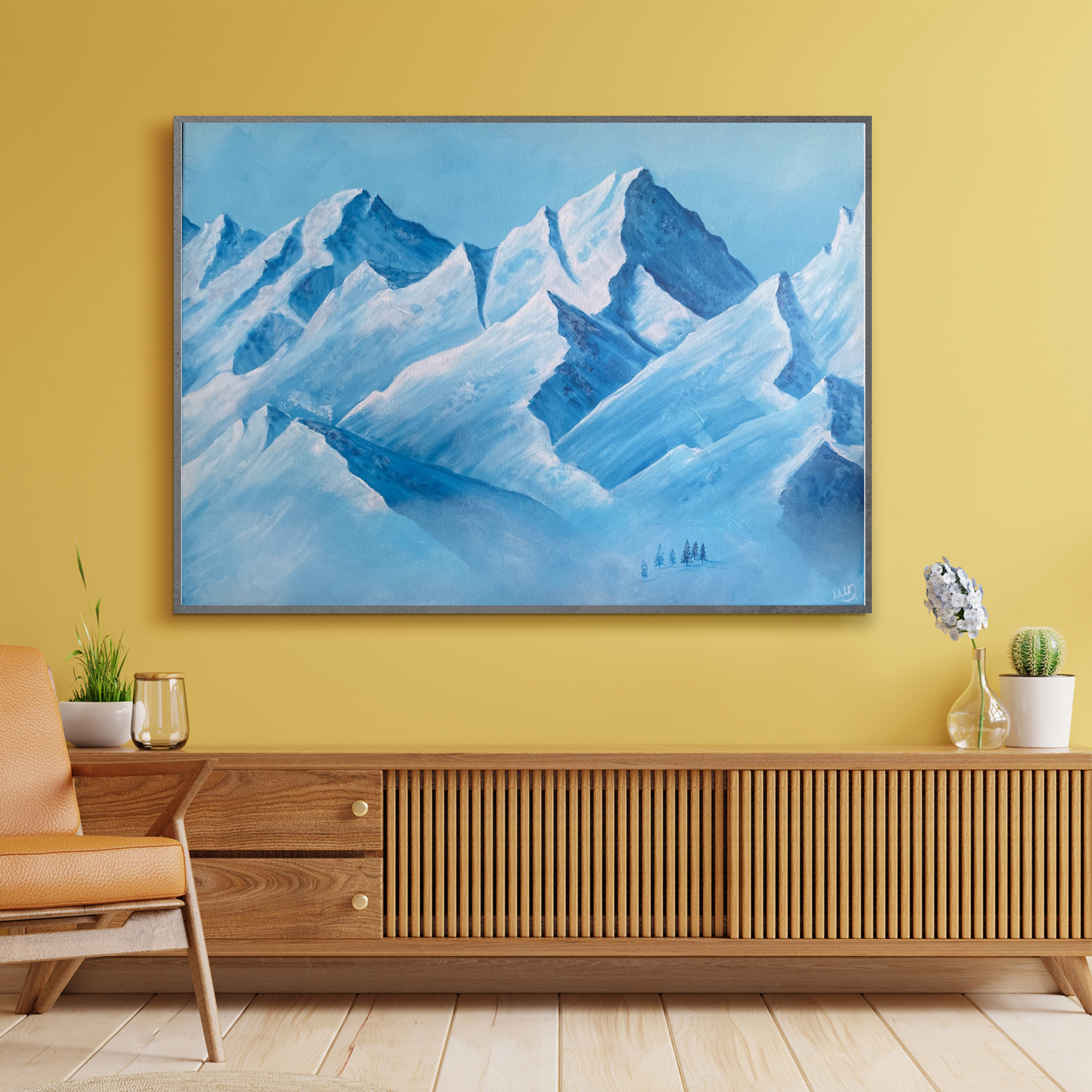 Winter mountains
