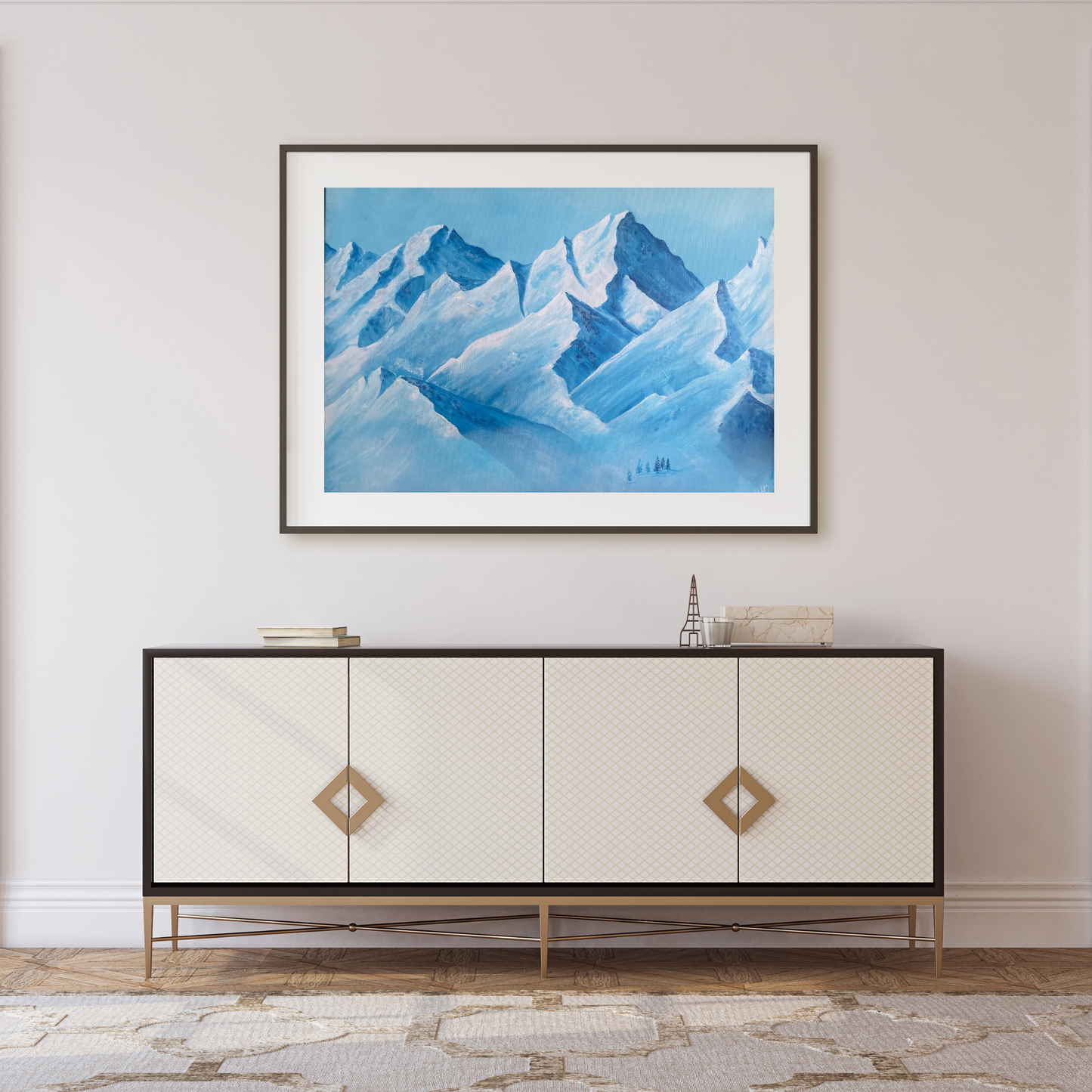 Winter mountains