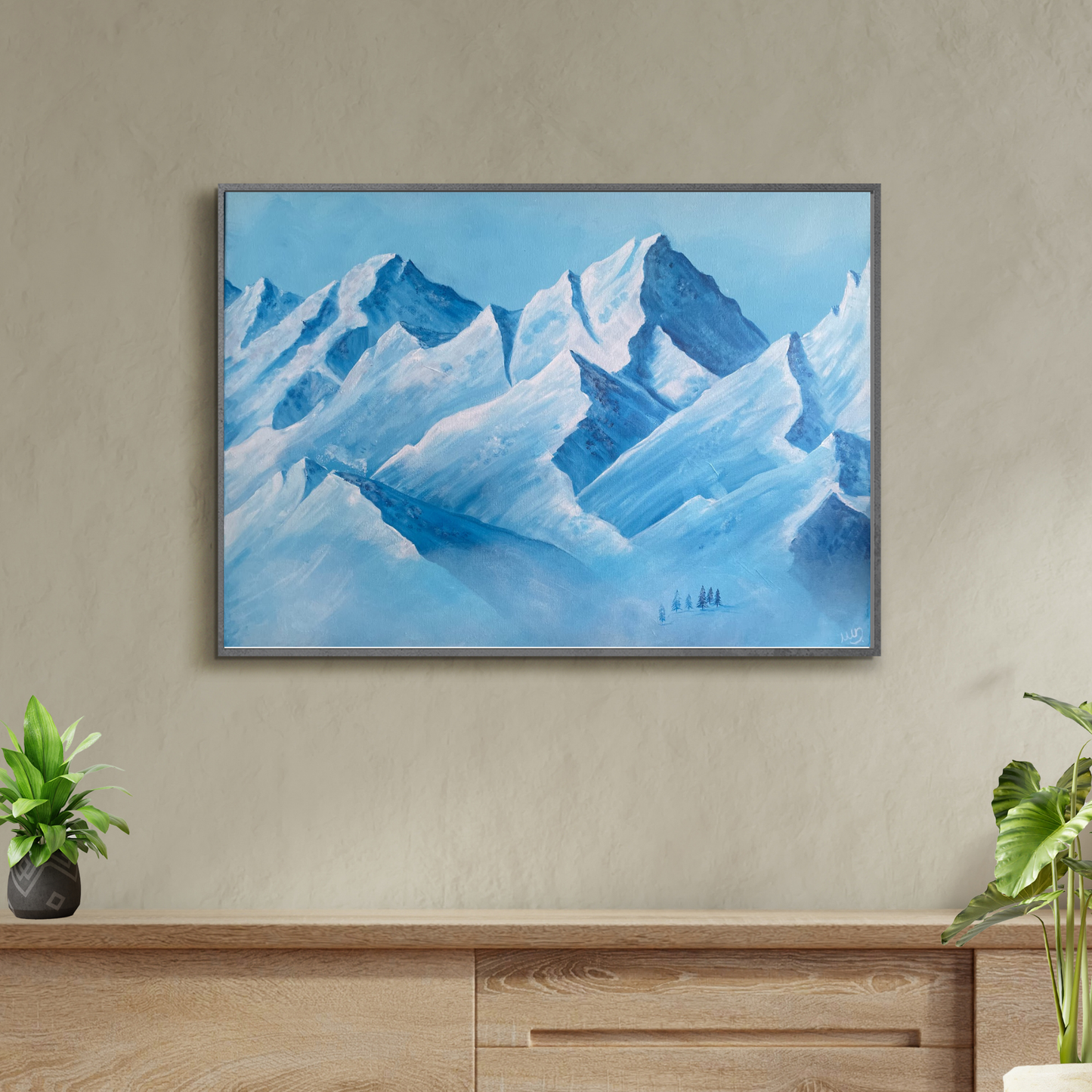 Winter mountains
