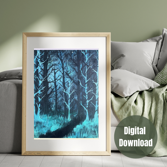 Midnight Glade Digital Print